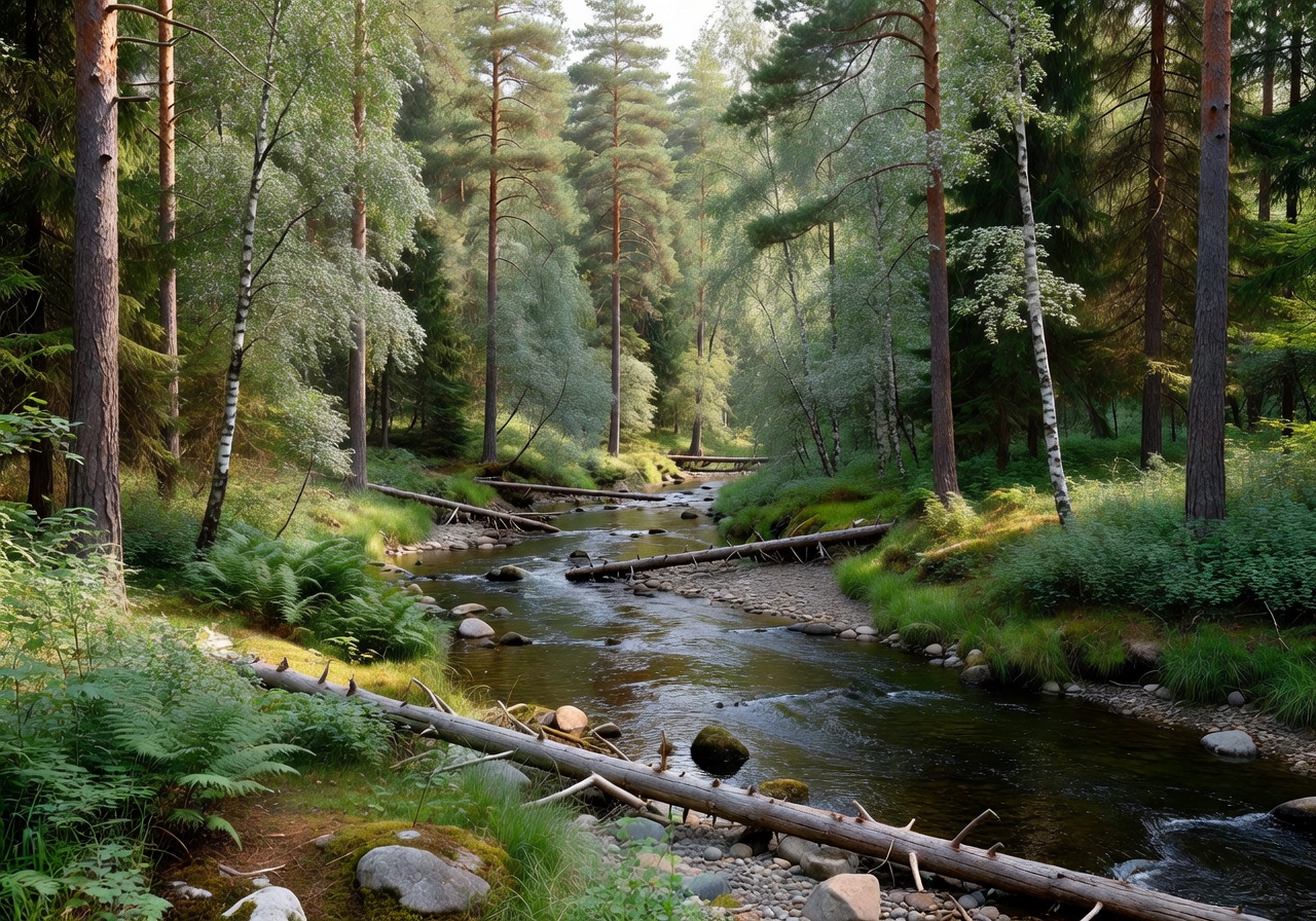 Finland forest lake sustainable Nordic nature bioeconomy