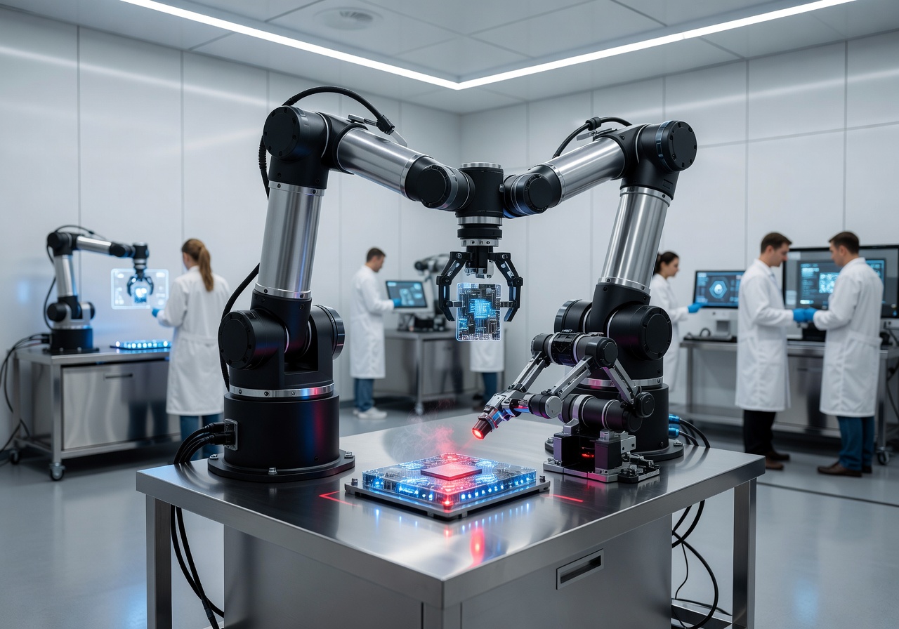 Finland modern research laboratory bold technology robotics