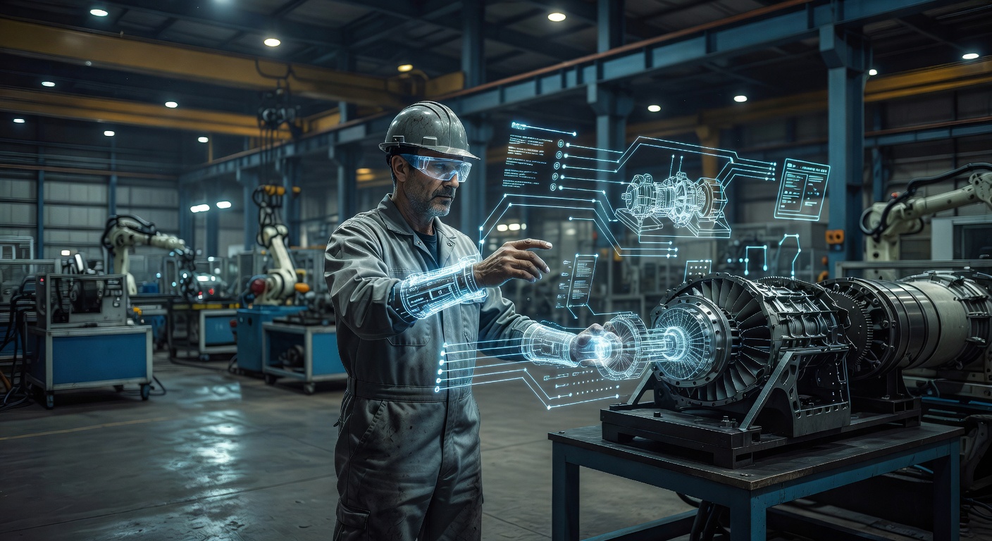 Lightguide augmented reality industrial workflow projection