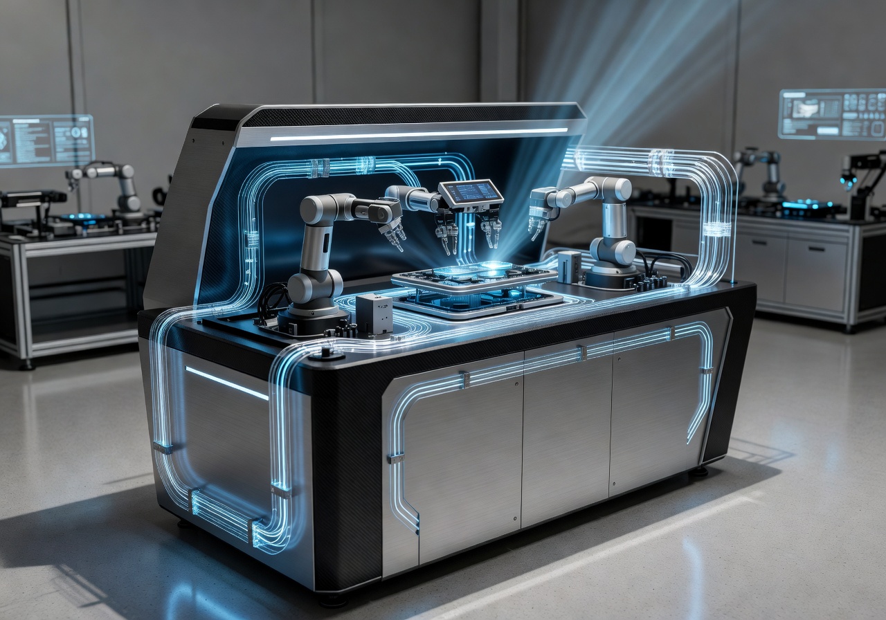 Lightguide digital transformation Industry 4.0 workstation